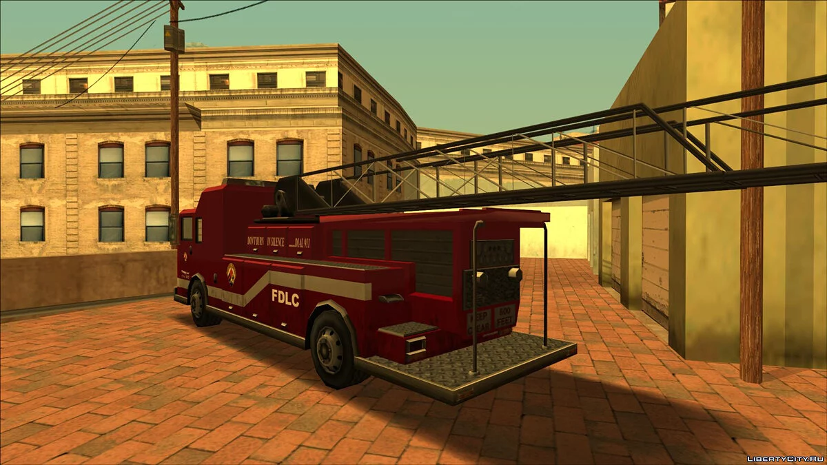 Пак пожарного транспорта Liberty City (FROM GTA UNDERGROUND) / GTA San Andreas
