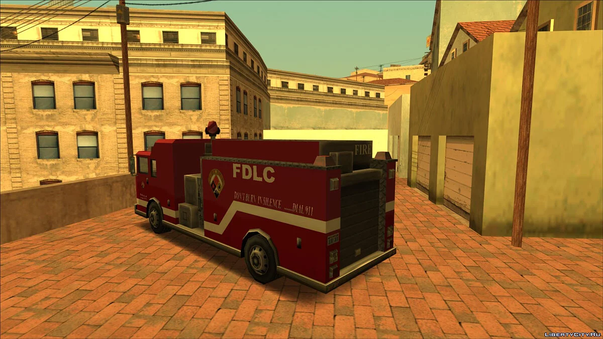 Пак пожарного транспорта Liberty City (FROM GTA UNDERGROUND) / GTA San Andreas