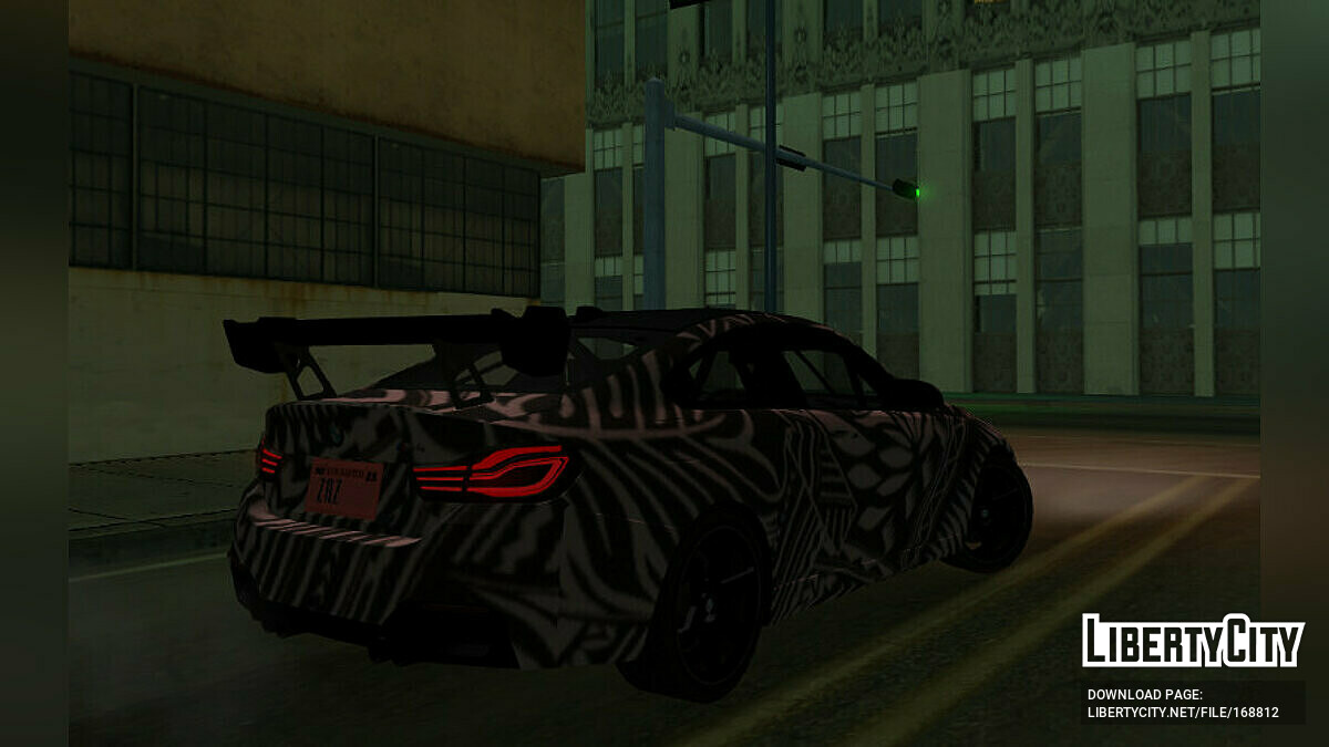 Скачать BMW M4 Дрифт (стиль SA) для GTA San Andreas