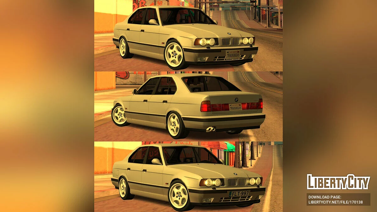 1990 BMW E34 525i / GTA San Andreas