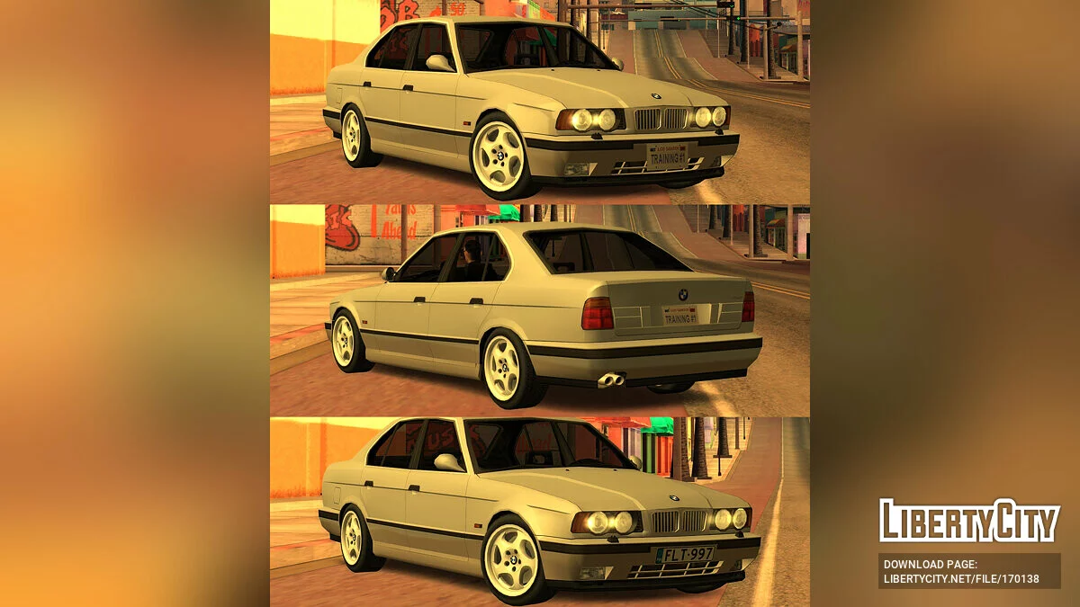 1990 BMW E34 525i / GTA San Andreas