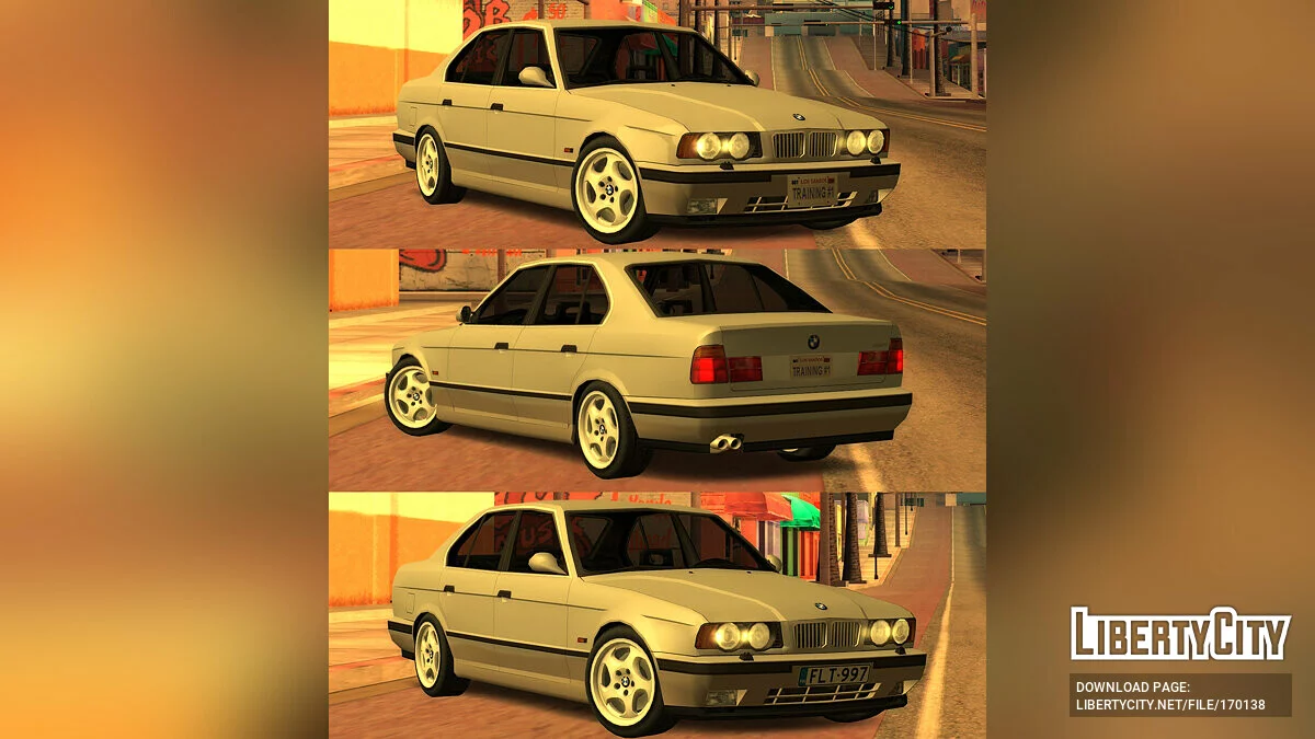 1990 BMW E34 525i / GTA San Andreas