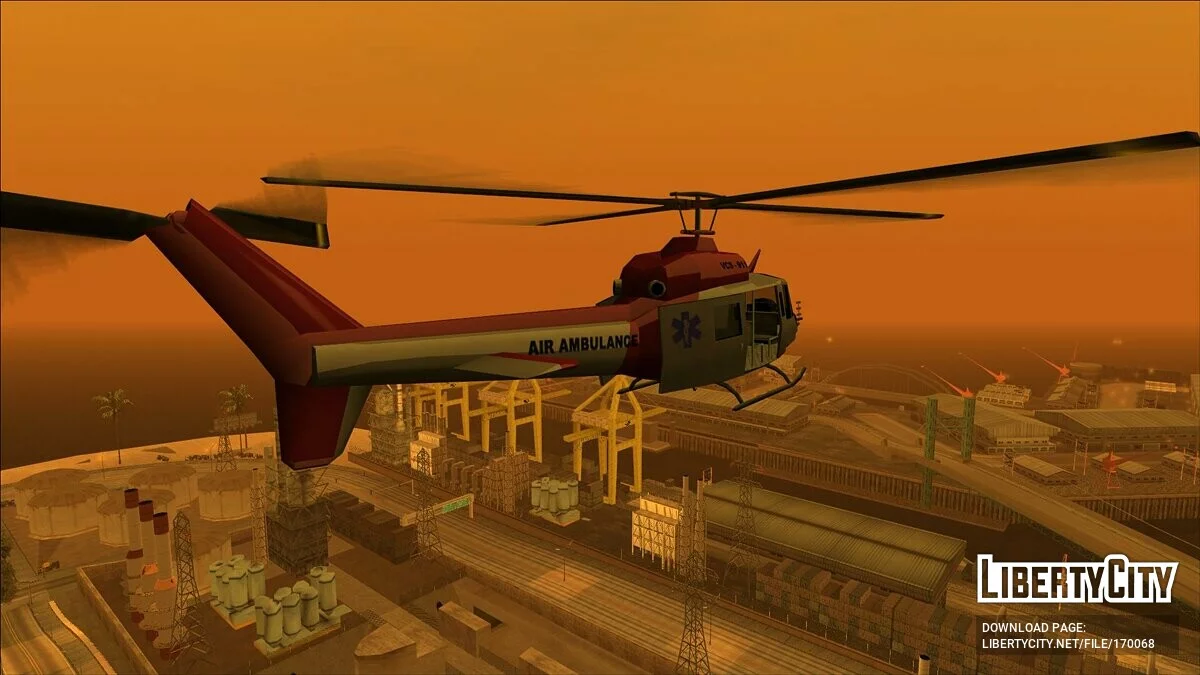 Vice City Air Ambulance (FROM GTA UNDERGROUND) / GTA San Andreas