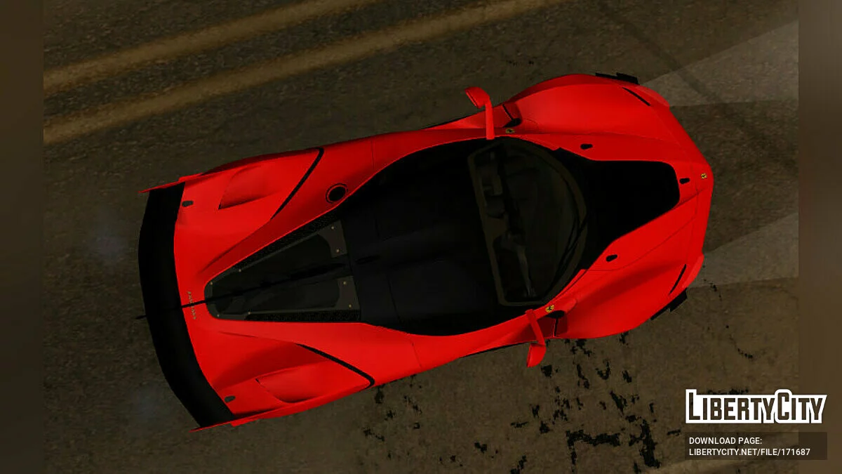 Ferrari FXXK Evo / GTA San Andreas