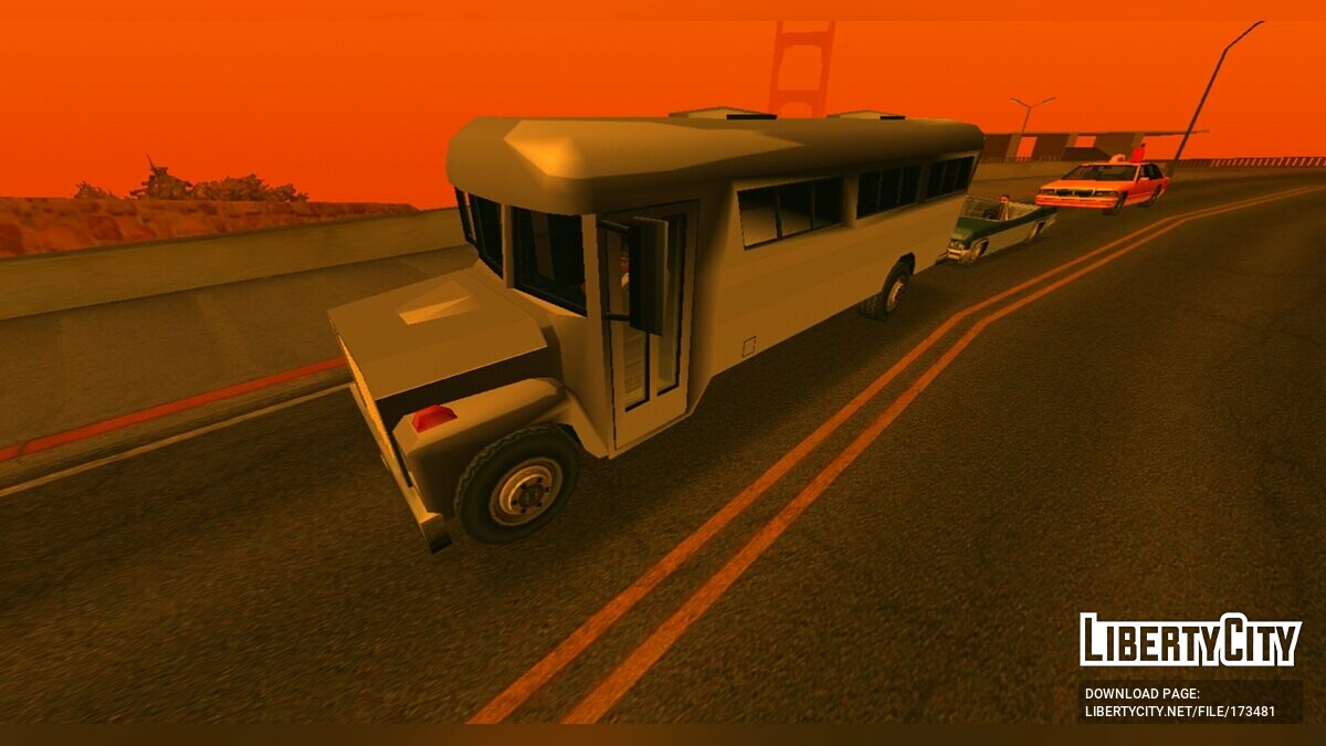 Скачать Liberty City Bus (FROM GTA UNDERGROUND) для GTA San Andreas