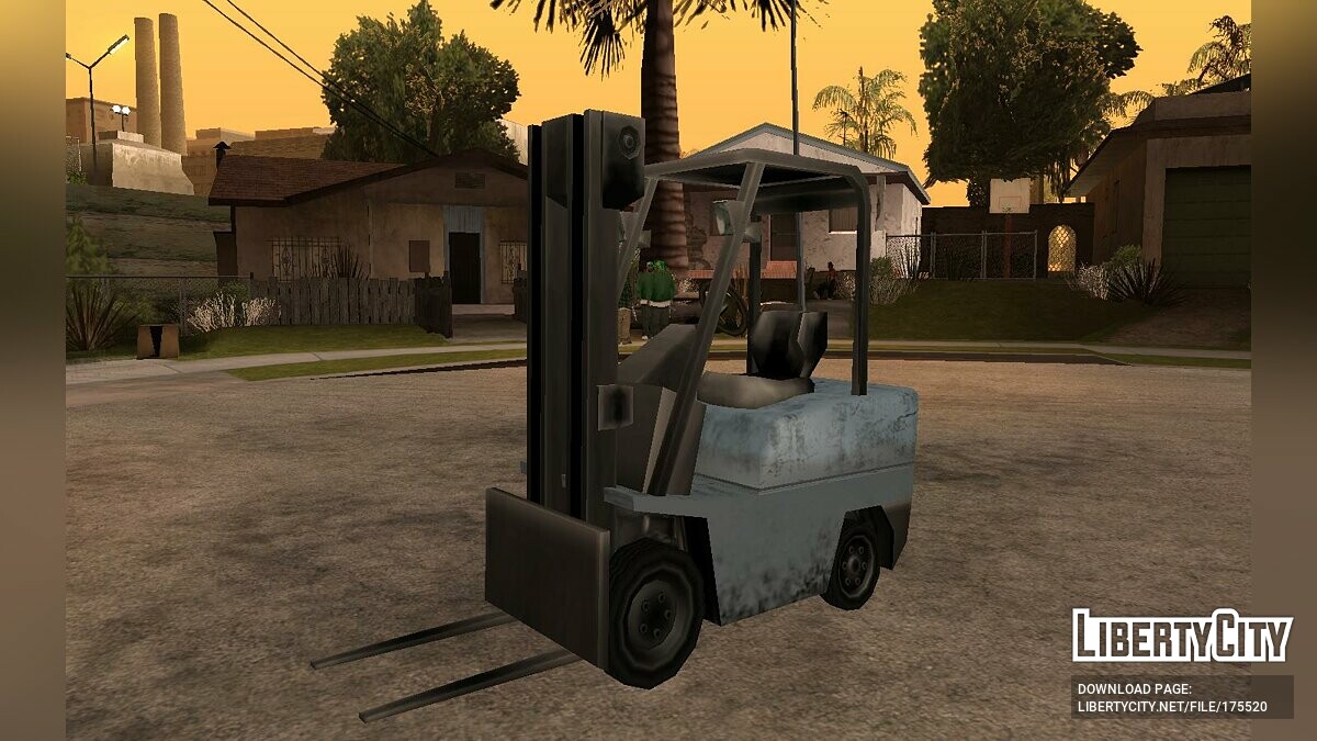 Замена машины Forklift (forklift.dff, forklift.dff) в GTA San Andreas (34  файла)