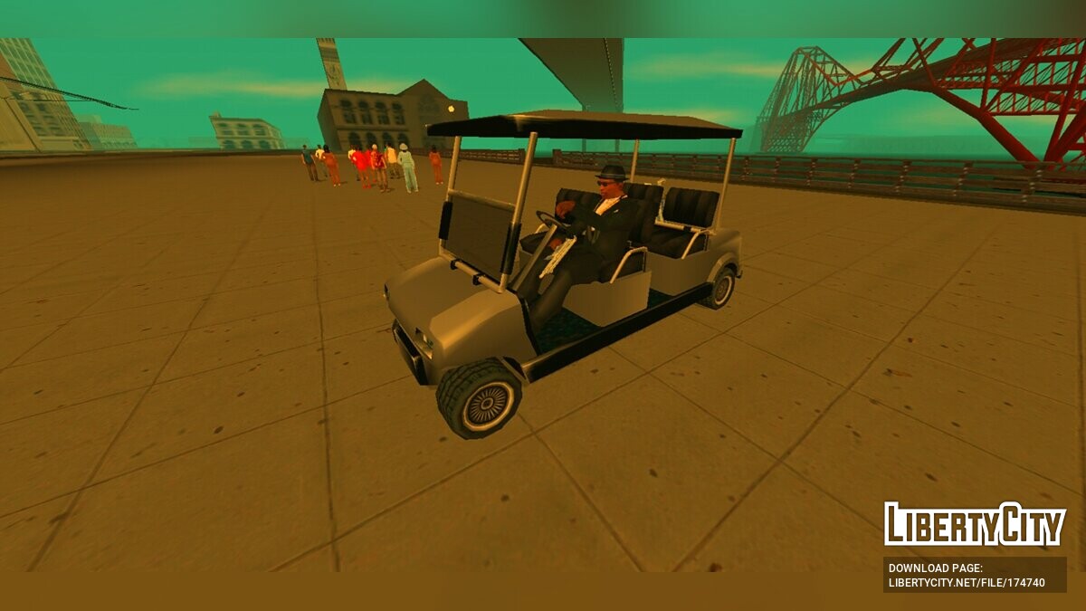 Скачать Vice City Caddy (FROM GTA UNDERGROUND) для GTA San Andreas