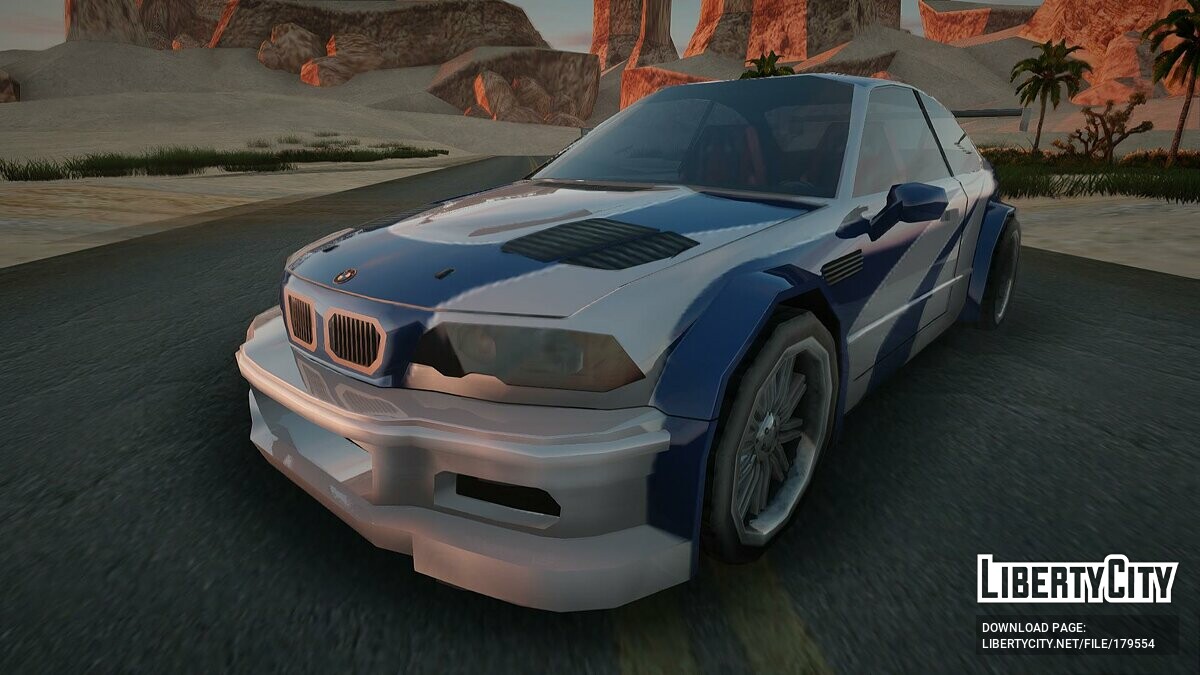 Скачать BMW M3 GTR из NFS: Most Wanted для GTA San Andreas