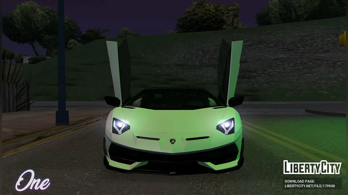 Lamborghini Aventador SVJ / GTA San Andreas