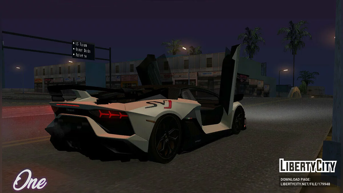 Lamborghini Aventador SVJ / GTA San Andreas