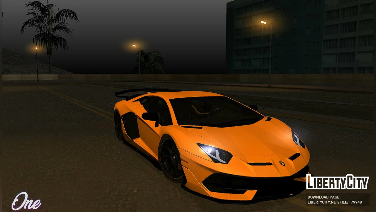 Lamborghini Aventador SVJ / GTA San Andreas