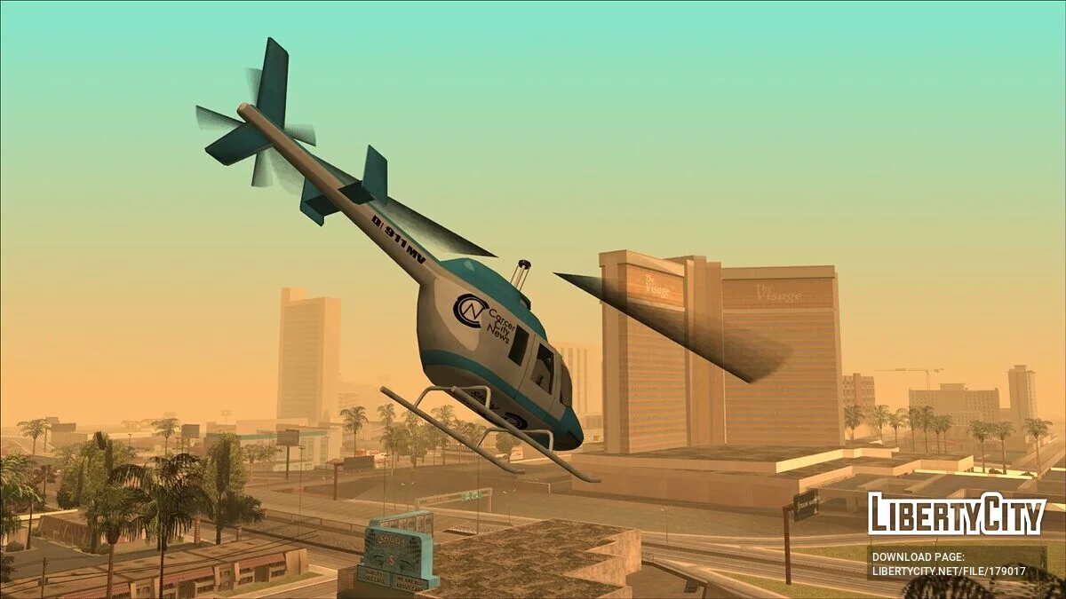 Пак новостных вертолётов (FROM GTA UNDERGROUND) / GTA San Andreas