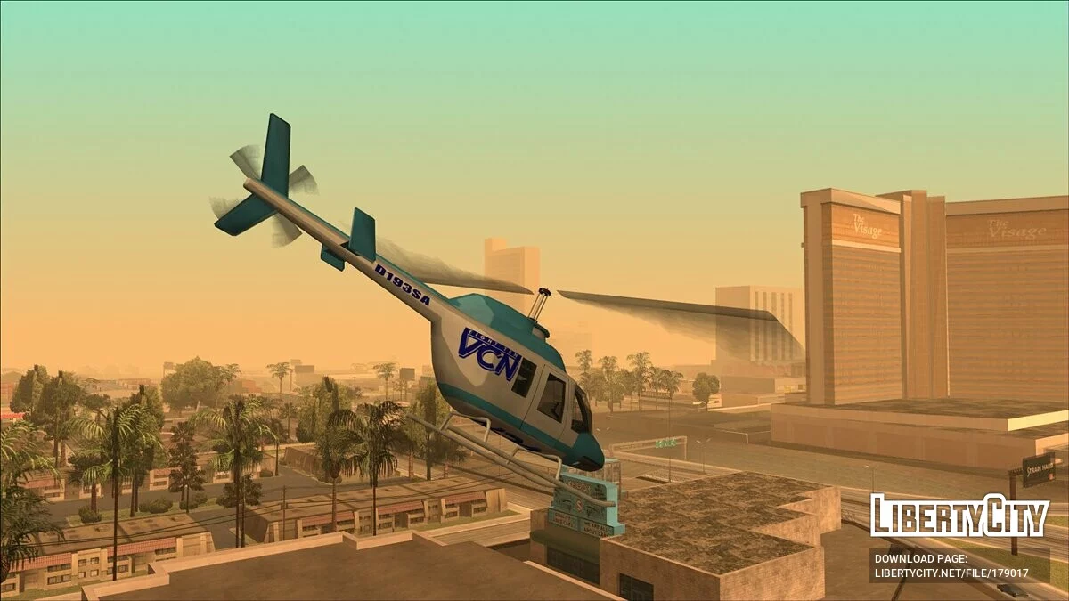 Пак новостных вертолётов (FROM GTA UNDERGROUND) / GTA San Andreas