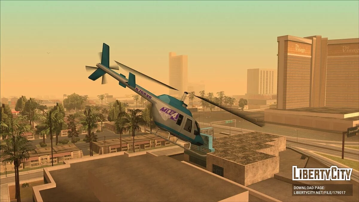 Пак новостных вертолётов (FROM GTA UNDERGROUND) / GTA San Andreas