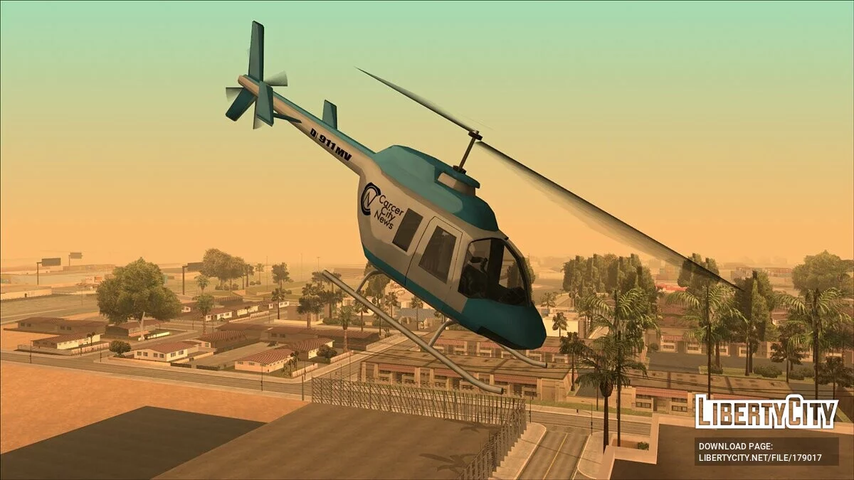 Пак новостных вертолётов (FROM GTA UNDERGROUND) / GTA San Andreas