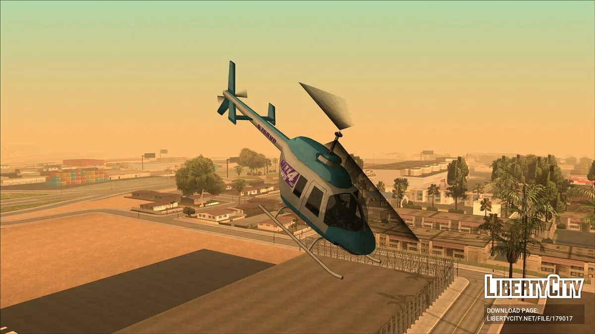 Пак новостных вертолётов (FROM GTA UNDERGROUND) / GTA San Andreas