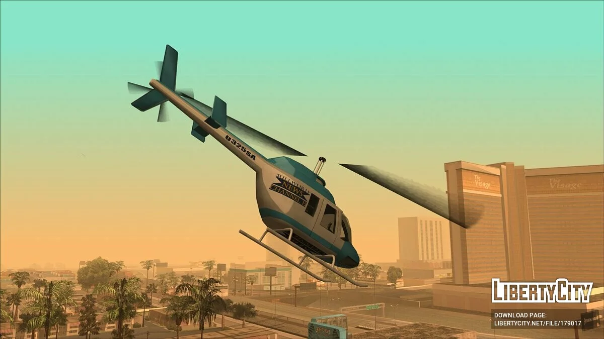 Пак новостных вертолётов (FROM GTA UNDERGROUND) / GTA San Andreas