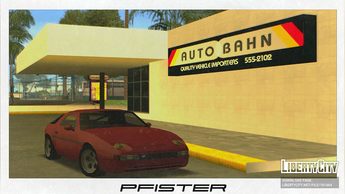 Pfister Stardust GT 1989 / GTA San Andreas