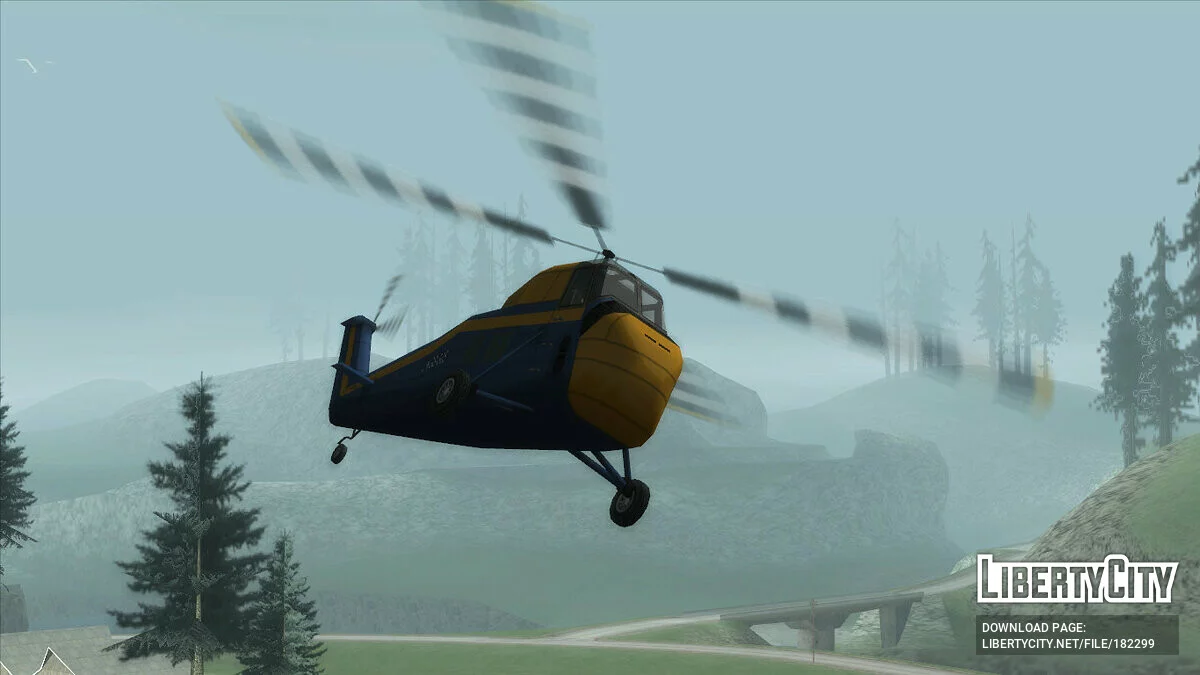 Вертолет «Чайка» / GTA San Andreas