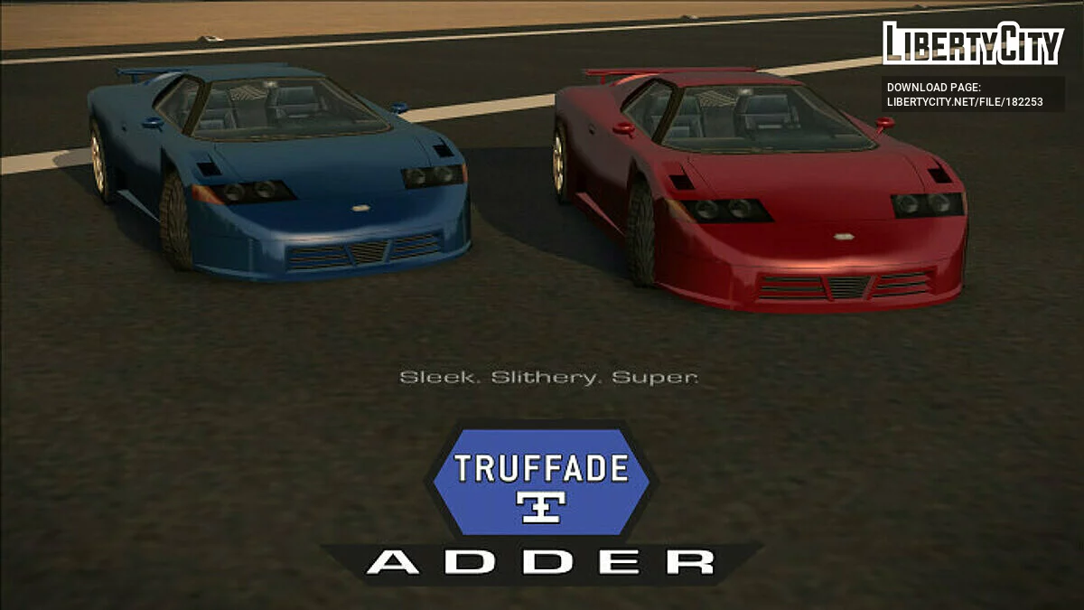Truffade Adder 1992 / GTA San Andreas