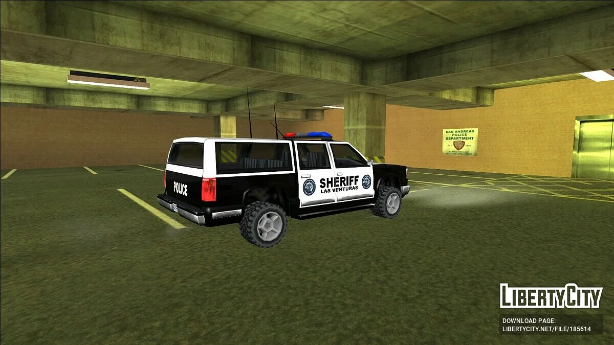 Пак машин LVPD / GTA San Andreas