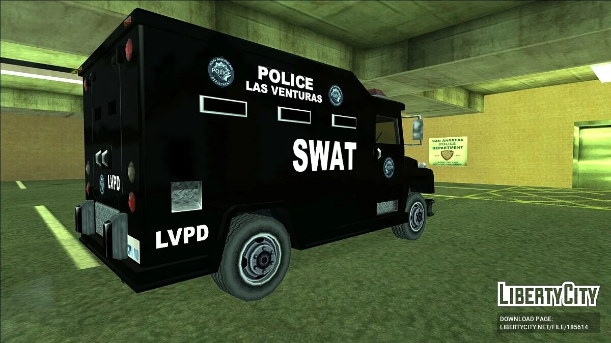 Пак машин LVPD / GTA San Andreas