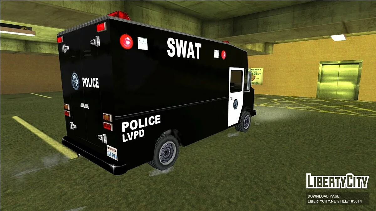 Пак машин LVPD / GTA San Andreas