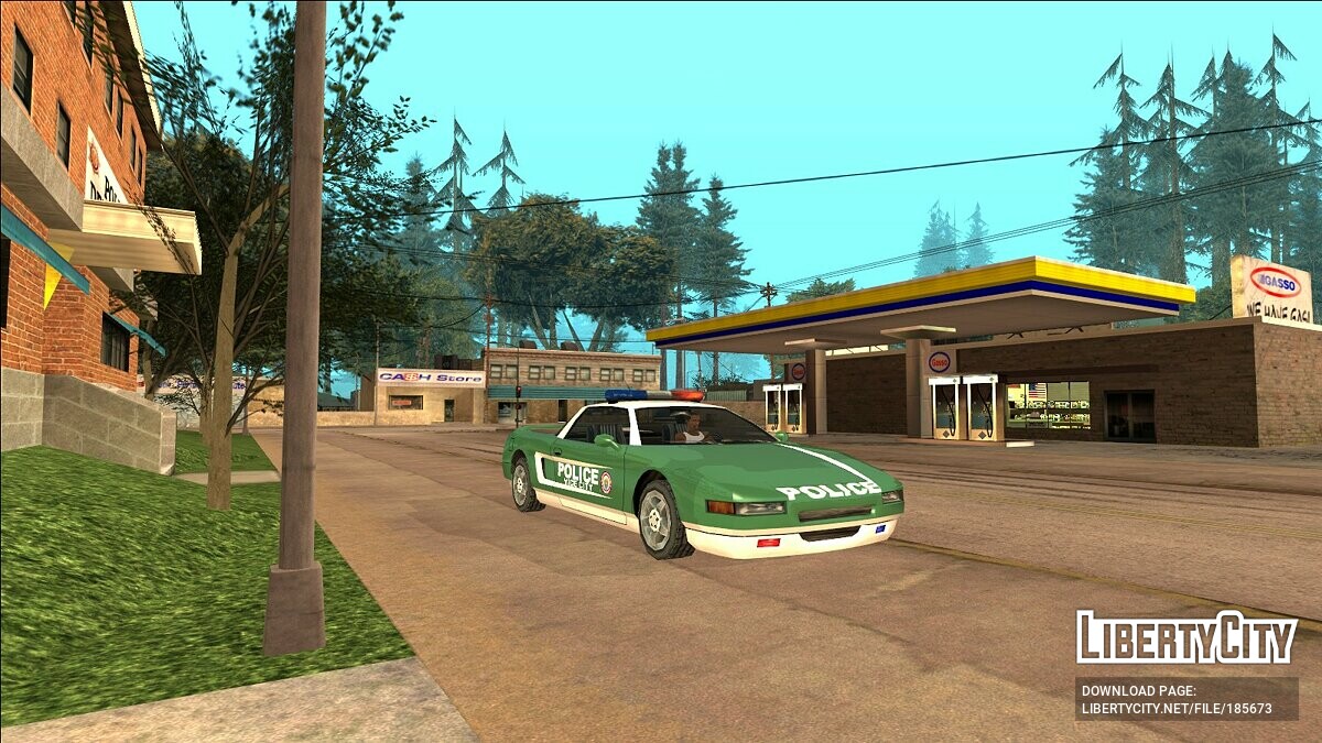 Скачать Пак машин VCPD для GTA San Andreas