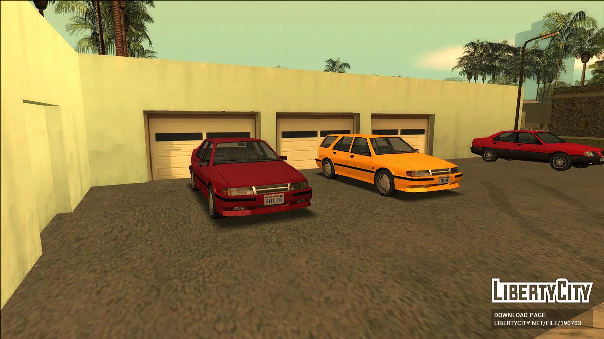 '93 Vulcar Zenit (Cборник машин) / GTA San Andreas