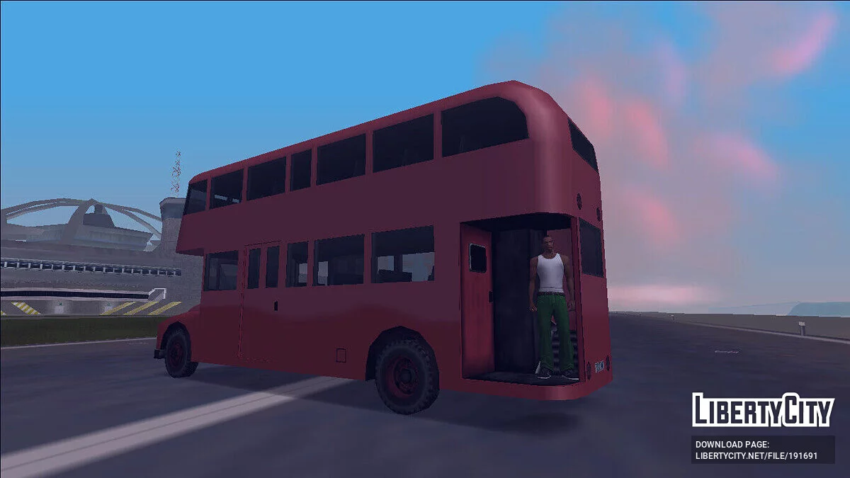 Лондонский автобус (из GTA: UNITED KINGDOM) / GTA San Andreas
