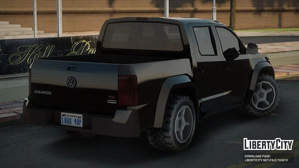 2012 Volkswagen Amarok Lowpoly / GTA San Andreas