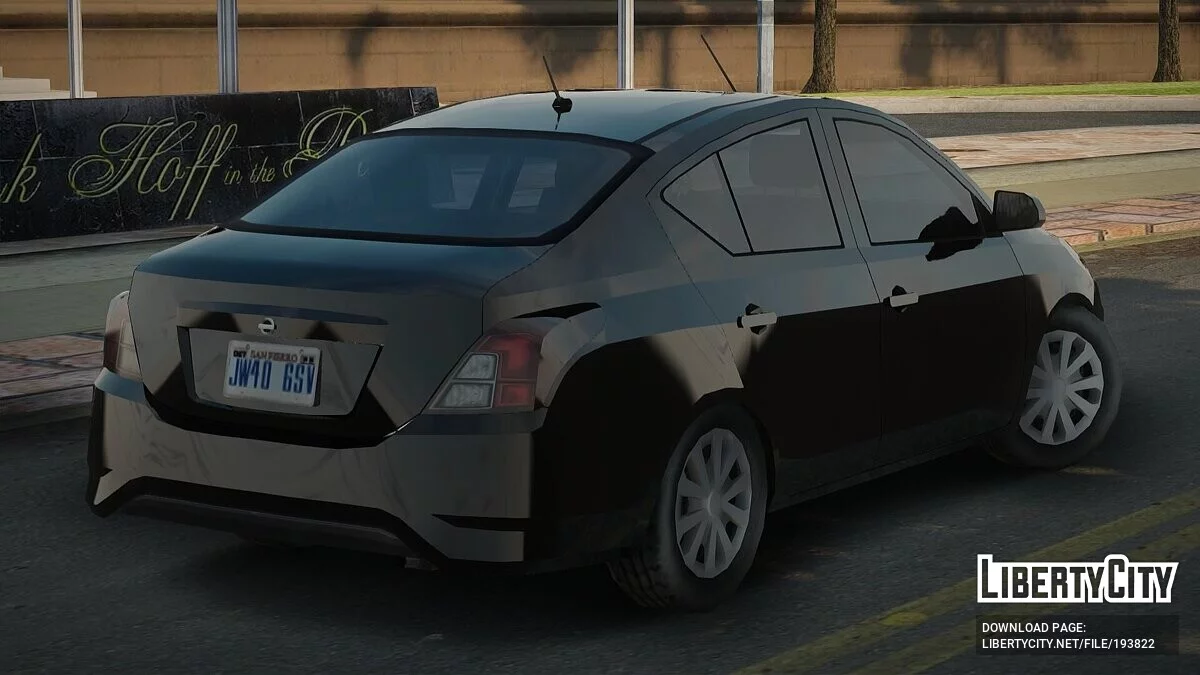 2018 Nissan Versa (Nissan V-Drive) Lowpoly / GTA San Andreas