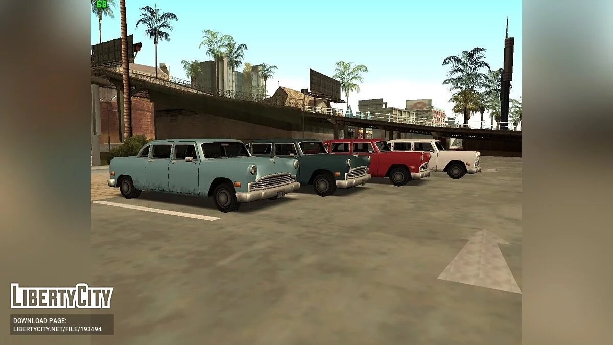 Олимпик - гражданская машина такси (SA Style) / GTA San Andreas