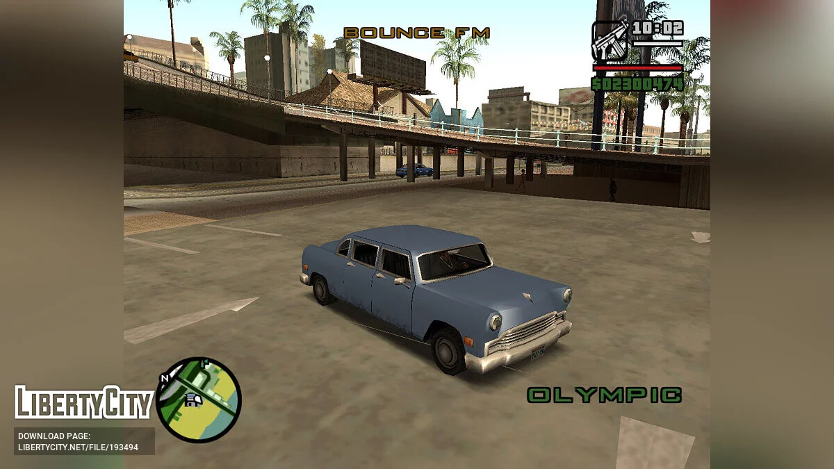Олимпик - гражданская машина такси (SA Style) / GTA San Andreas