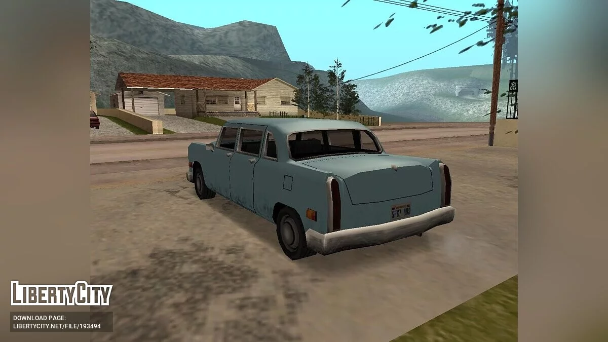 Олимпик - гражданская машина такси (SA Style) / GTA San Andreas
