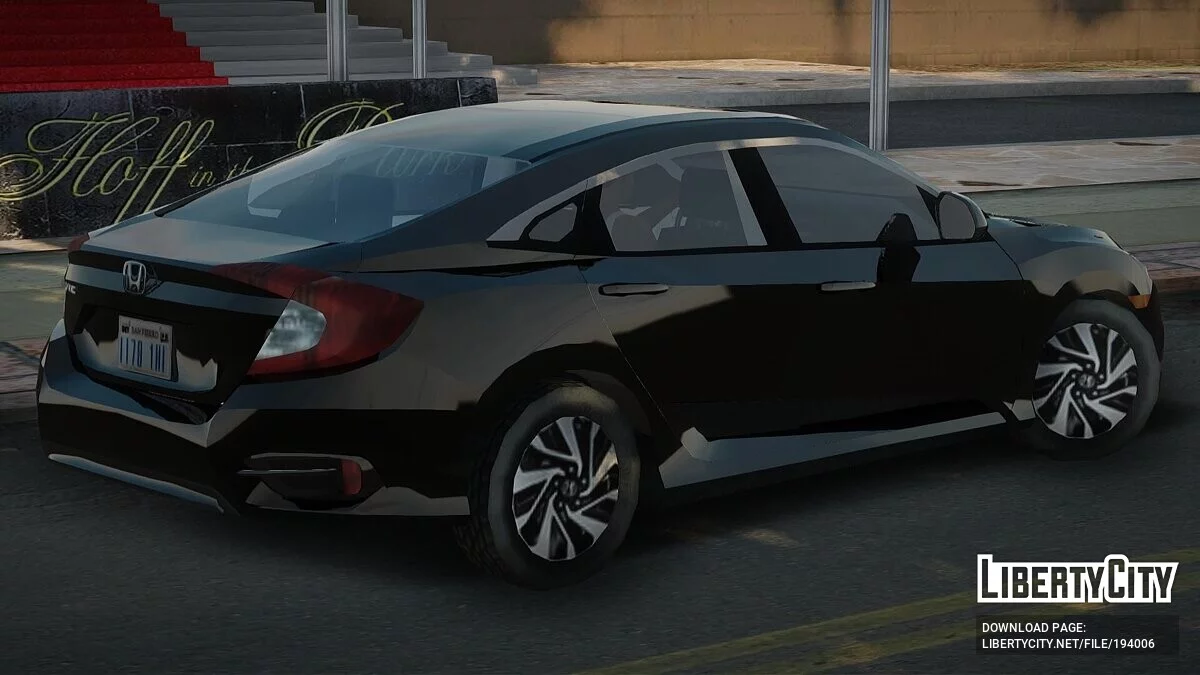 2017 Honda Civic EX Lowpoly / GTA San Andreas