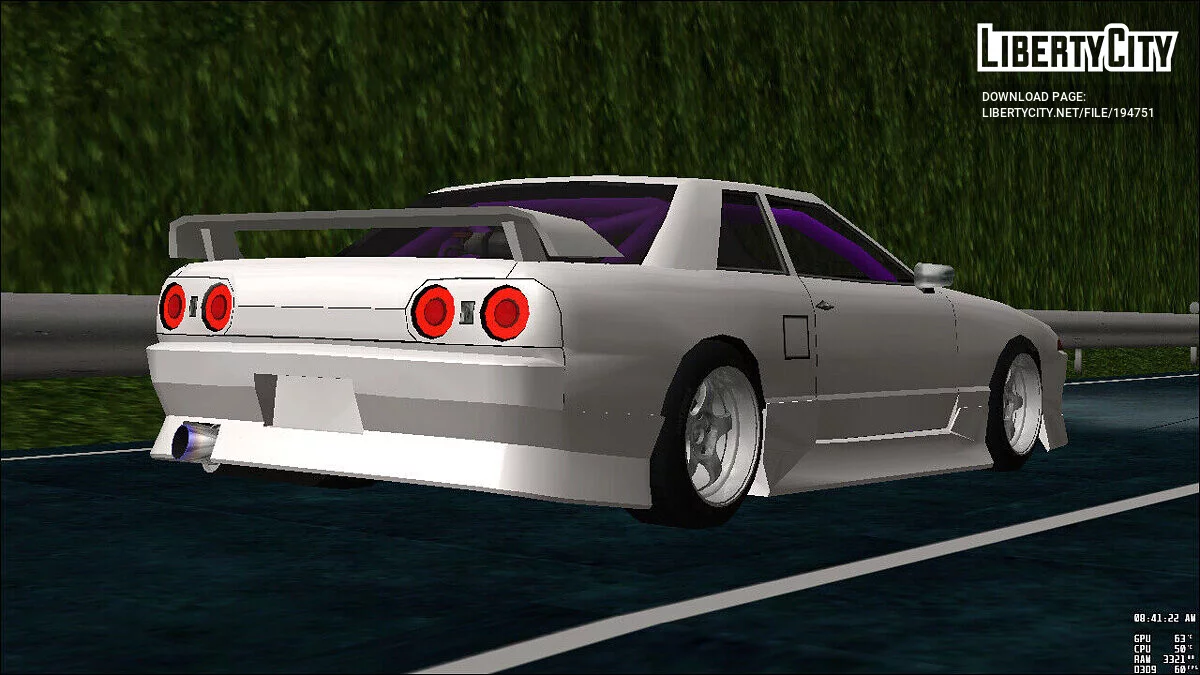Elegy Style Nissan Skyline R32 GT-R (Vertex Bodykit) / GTA San Andreas
