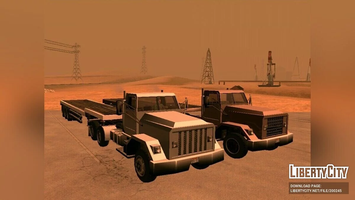 Полуприцеп Flatbed / GTA San Andreas