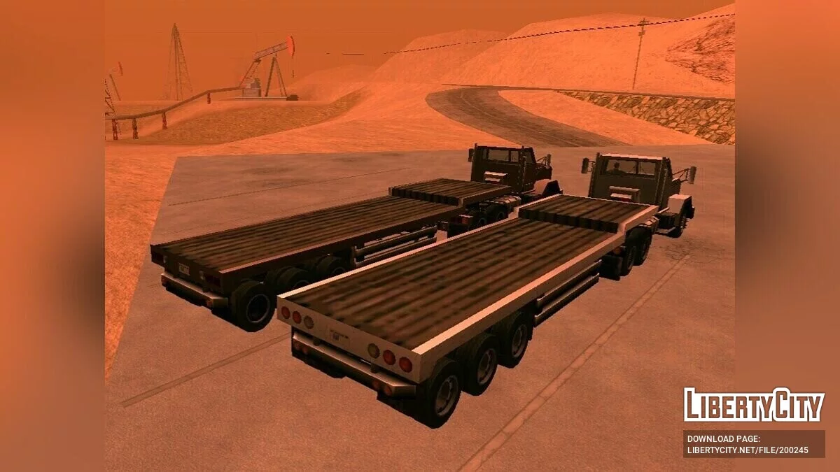 Полуприцеп Flatbed / GTA San Andreas