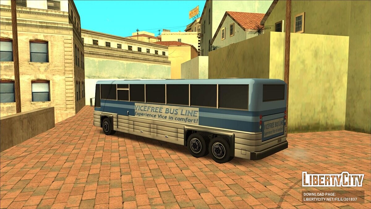 Скачать Liberty City и Vice City Coach (From GTA UNDERGROUND) для GTA San  Andreas