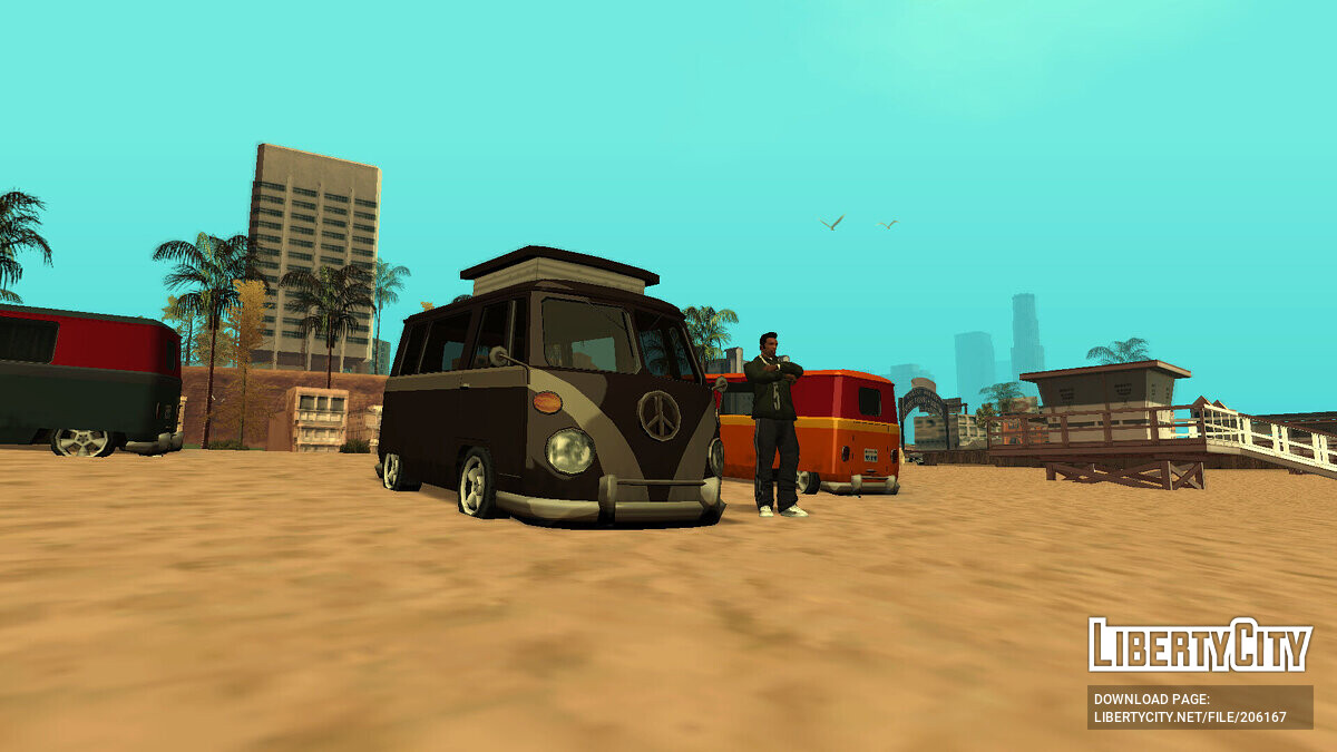 Замена машины Camper (camper.dff, camper.dff) в GTA San Andreas (80 файлов)