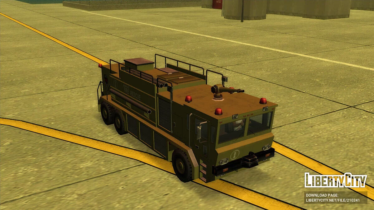 HVY Firebrigade - Пожарная служба аэропорта / GTA San Andreas