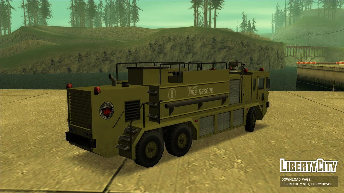 HVY Firebrigade - Пожарная служба аэропорта / GTA San Andreas