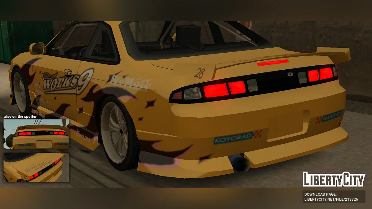 Nissan Silvia S14 Tunable / GTA San Andreas