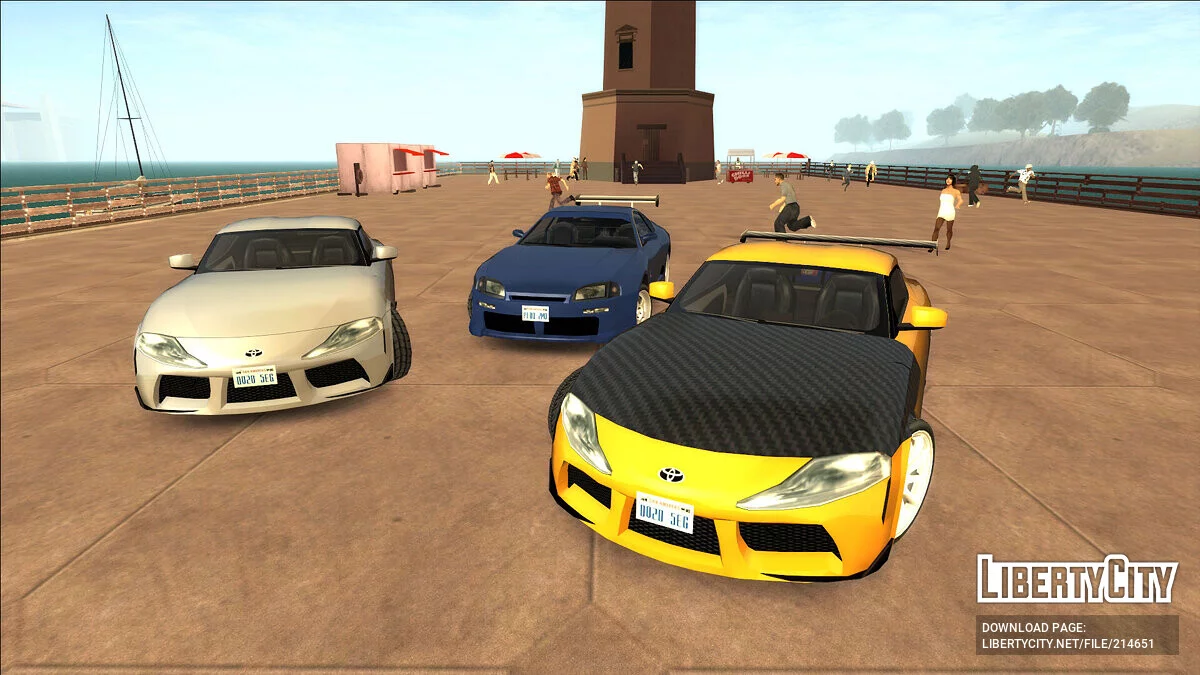 '20 Toyota GR Supra (SA Style + Addon) / GTA San Andreas