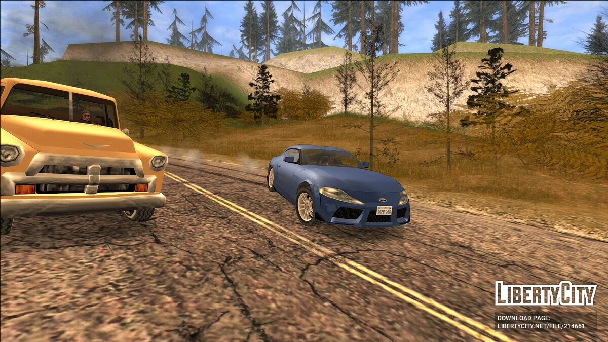 '20 Toyota GR Supra (SA Style + Addon) / GTA San Andreas