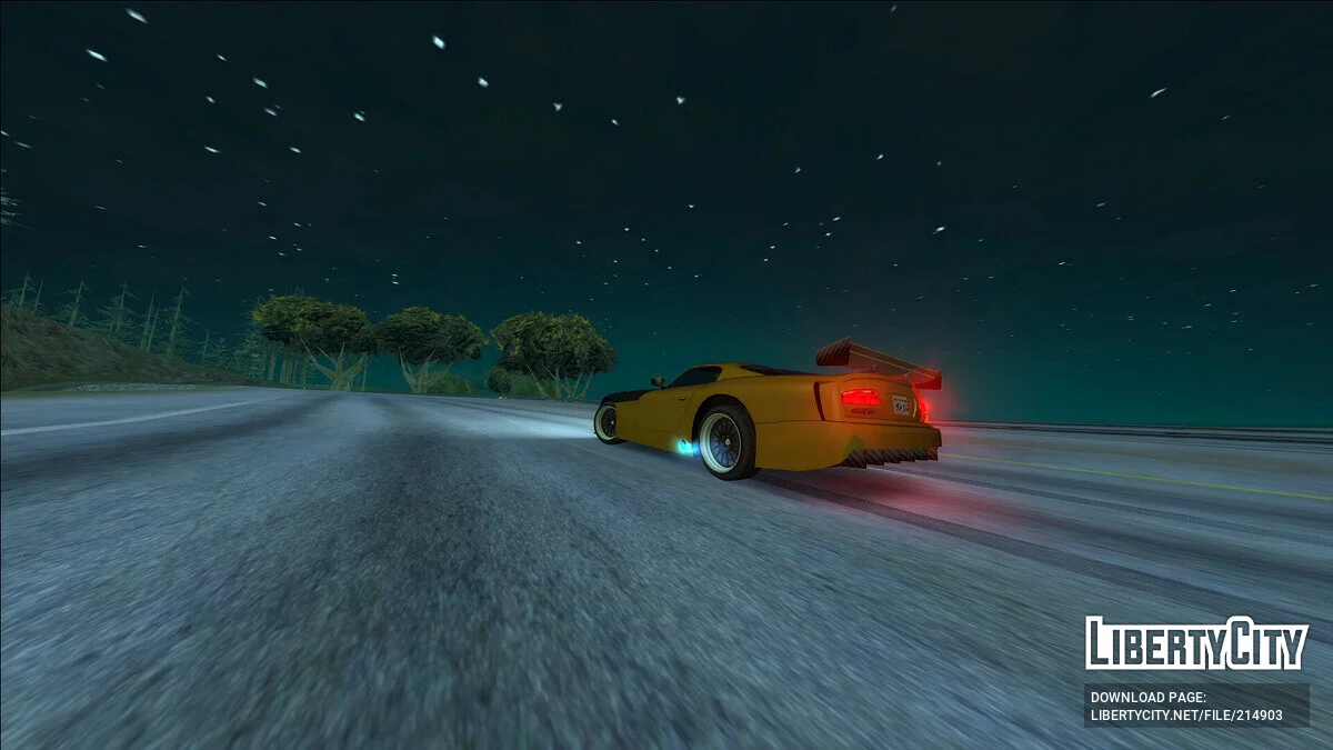 Custom Dodge Viper SRT 10 [SA Style - Addon] / GTA San Andreas