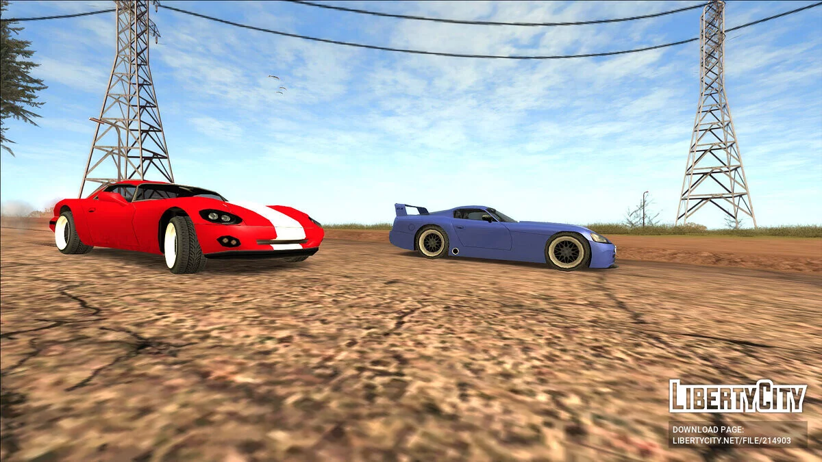 Custom Dodge Viper SRT 10 [SA Style - Addon] / GTA San Andreas