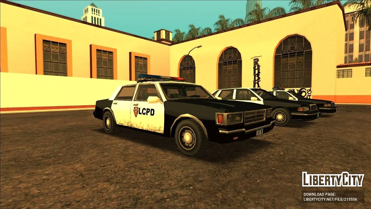 Атмосферный сборник полицейских машин Либерти Сити / GTA San Andreas