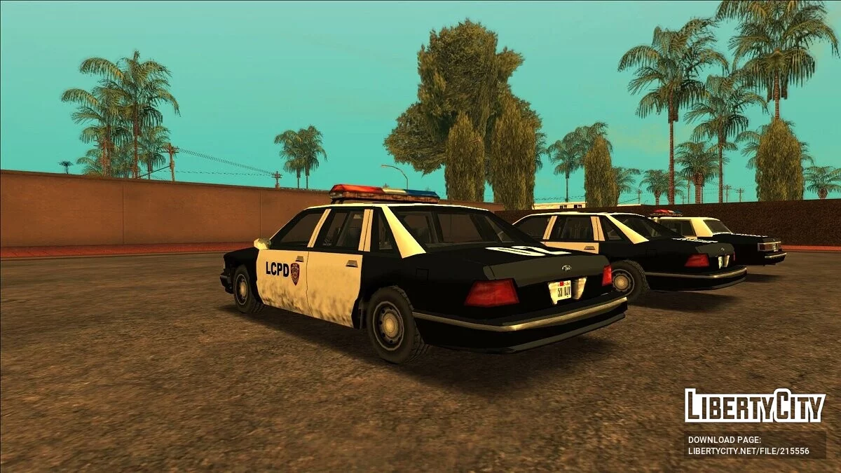 Атмосферный сборник полицейских машин Либерти Сити / GTA San Andreas